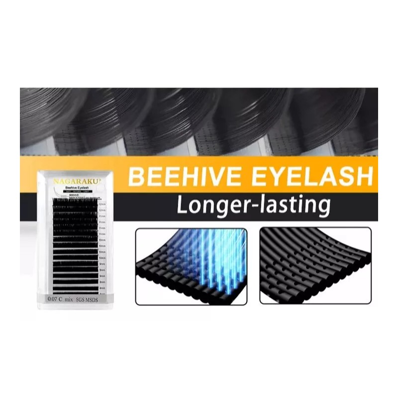 Nagaraku Blister Nagaraku Mix Pestañas De Colmena Beehive Eyelash
