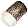 Rain barrel screw fitting with tap barrel screw brass with