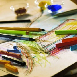 Conté à Paris Pastel Pencils with 6 Count Portrait Colors