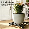 22" Plant Caddy with Wheels Heavy Duty,600Lbs Large Metal Plant