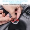 Mandark Car Cup Holder Insert Limiter, 6PCS Silicone Anti Shake