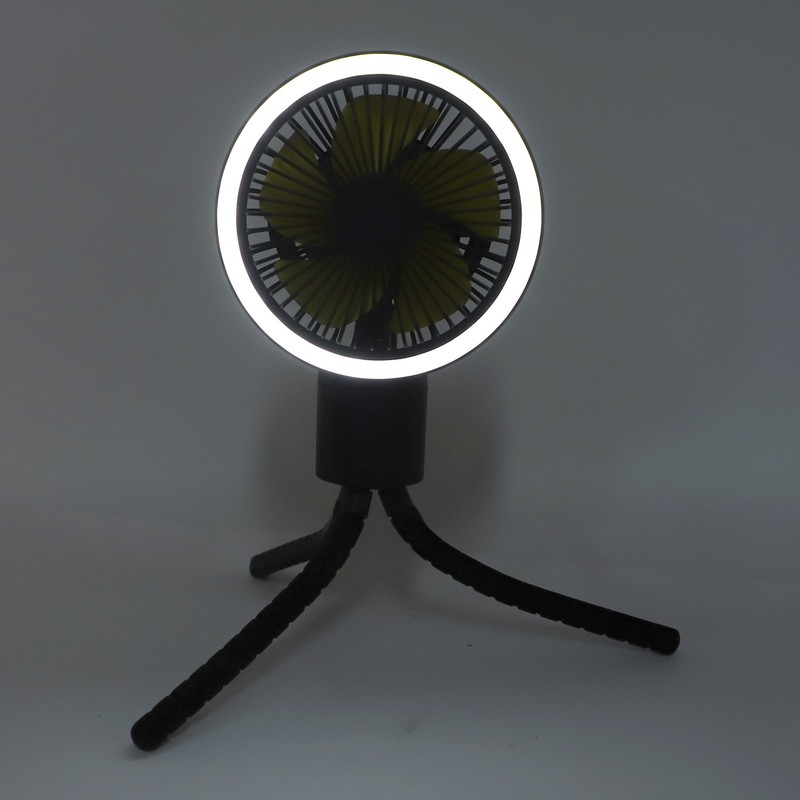 Portable Stroller Fan Handheld LED Night Night USB Rechargeable Multi