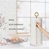 Y Luxe Marble Countertop Paper Towel Holder - Elegant Kitchen/Bathroom