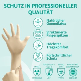 Ansell Microflex 63-864 disposable chemical & liquid protection gloves for mechanical, industrial and chemical work, size XS (100 gloves).