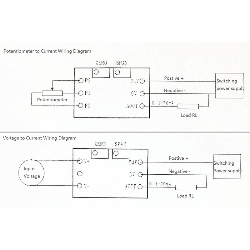 NOYITO Voltage to Current Module 0-2.5V to 4-20mA