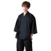 Kyoto Kimonomachi Men's Samue, Work Clothes, Black, Brown, Blue, Red,