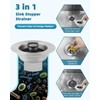 Hygie Rinse Universal Kitchen Sink Stopper Strainer 2PCS 3-in-1#304 Stainless