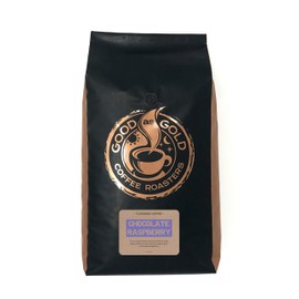Good As Gold Coffee Roasters - Chocolate Raspberry Whole Bean Coffee, 5 Pound Bag