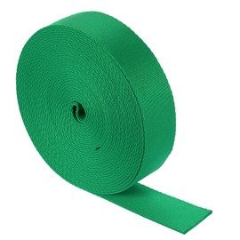 sourcing map 10 Yards Nylon Webbing Strap, 1 3/8-inch(38mm) Flat Webbing Straps Nylon Heavy Duty Webbing Strap for Luggage Strap Backpack Repairing DIY Crafting, Green