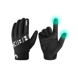 INBIKE Cycling Gloves for Men/Women Bike Gloves with Touchscreen-Padded Anti-Slip Mountain Biking MTB Bicycle Gloves for Cycling/Workout/Gym/Outdoor Black XL