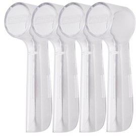 ibrush 4 Pack Protective Cover Cap Compatible with Oral B Replacement Heads, Fits for Cross Action Brush Heads and Pro 500, 1000, 1500 Electric Toothbrushes