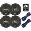 KICKER Speakers and Wire Package of 4 Items: 46CSC54 5.25"