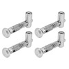4Pcs Anchor Connector Hex Hole Profile Concealed Fitting European Standard