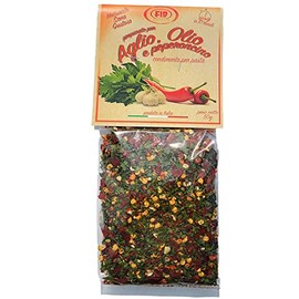 Spice Aglio Olio Peperoncino (Italian Spice for Spaghetti Aglio, Olio, e Peperoncino) Club del Naturista 50g Made in Italy