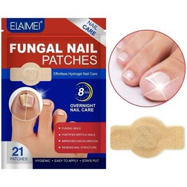 Fungal Nail Patches, 21pcs/box Nail Health Care Patches, Nail Fungus Care Patches, Suitable for Solving Fungal Nails and Other Nail Problems, Nail Supplies, Daily Care Nails Kit Set Manicure Comfort:_21patches x 1