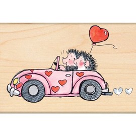 Penny Black 4230K Wood Mounted Rubber Stamp, Joyride