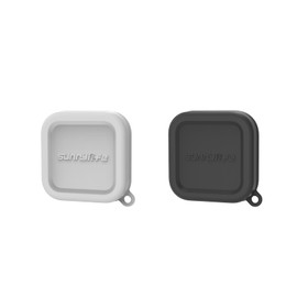 Twaxl Lens Protective Cover Silica Gel Cap for Insta360 Ace/Ace Pro (Black+White)