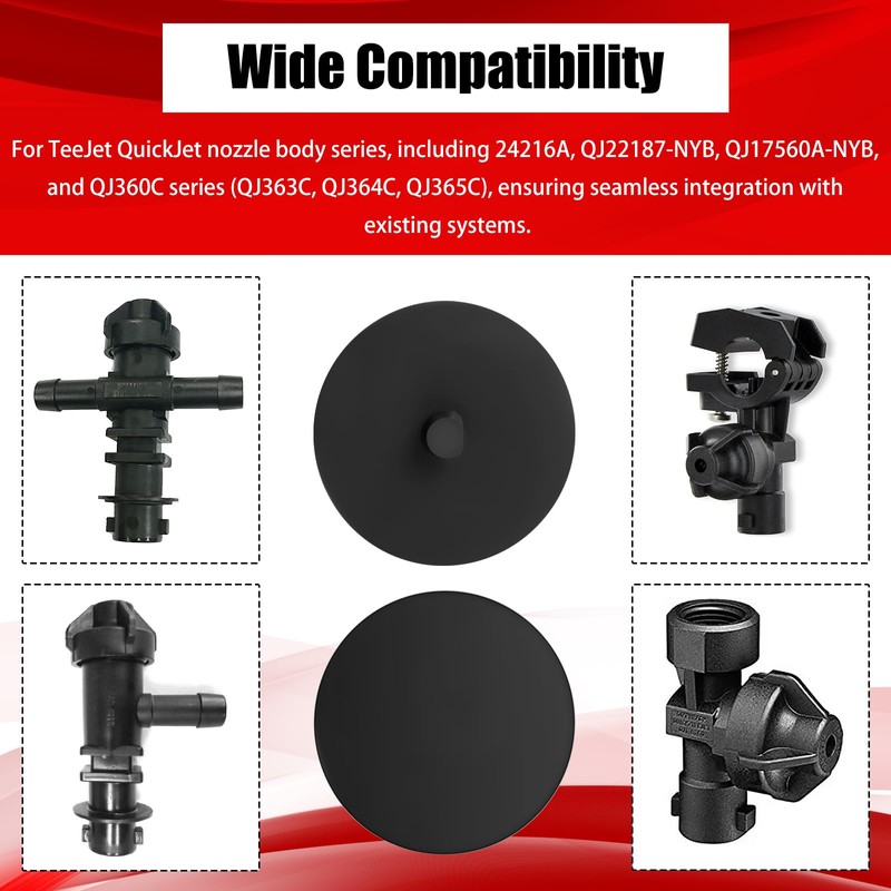 CP21953 Rubber Diaphragm Gasket for TeeJet QuickJet Quick Jet Nozzle
