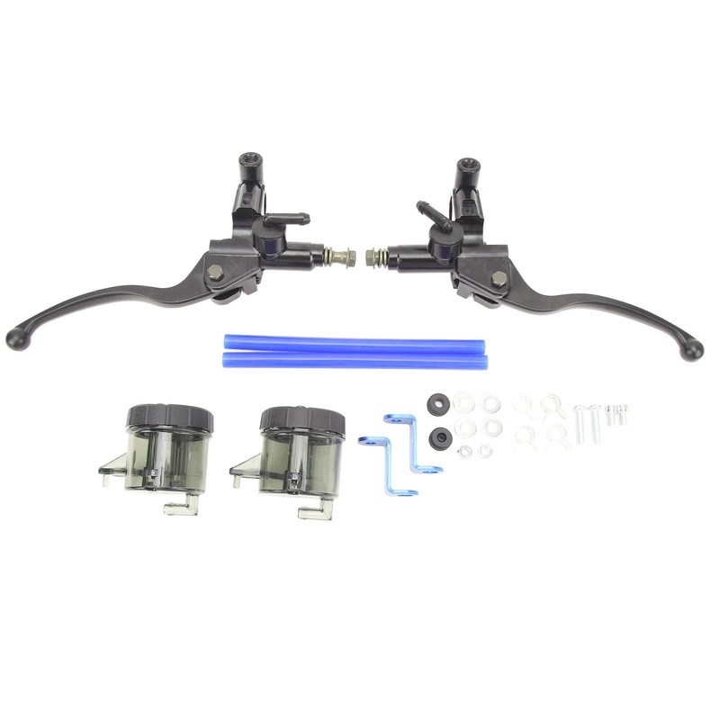 7/8in 22mm Brake Master Cylinder Lever with Dual Hydraulic Reservoir