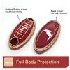 WEIFOU Fit for Nissan Key Fob Cover 5 Button, Smart