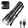 Pluralla XHP70 Rechargeable LED Flashlights, 15000 High Lumens Flashlight, Super