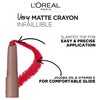L'Oréal Paris Infallible Matte Lip Crayon Lipstick 107 Sizzling Sugar