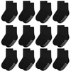 jealkip 12 pack baby socks, cotton crew children's socks, non-slip