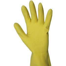 Shield Household Rubber Gloves, Yellow, 30 x 37 x 5 cm
