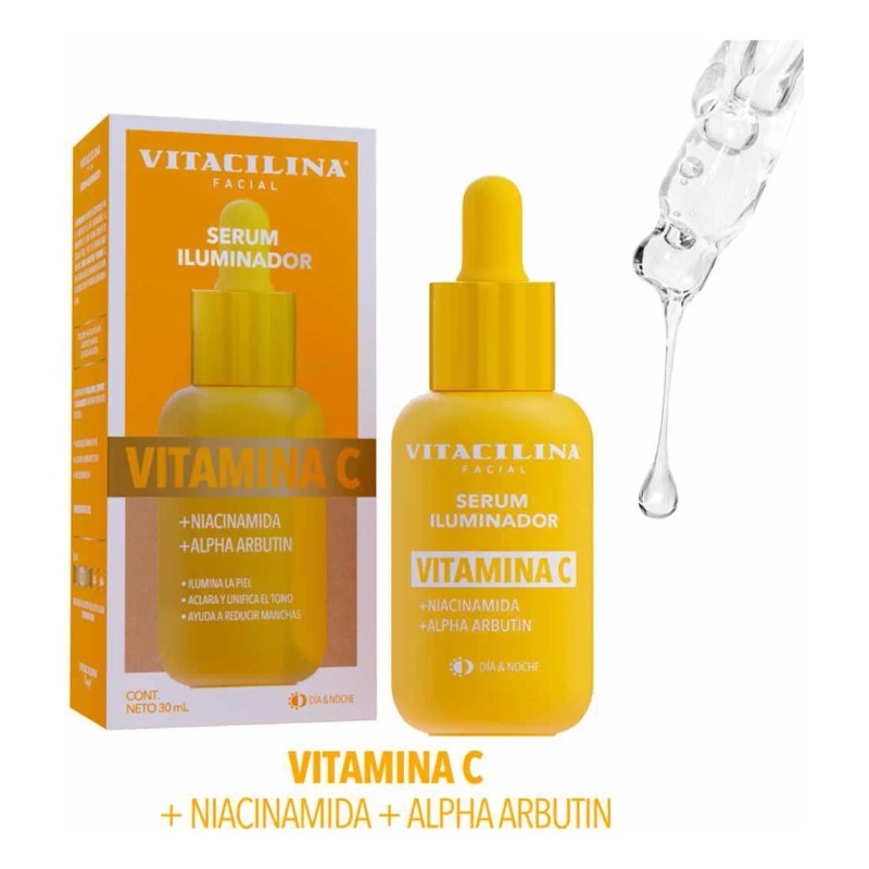 Serum Iluminador Vitacilina Facial Vitamina C 30 Ml Todo Tipo