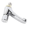 Time Delay Basin Sink Faucet Copper Alloy Push Switch Water