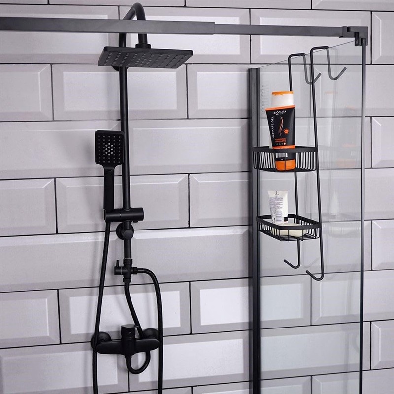 Vilde Shower Shelf Hanging Shelf for Cosmetics Bathroom Accessories Metal