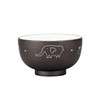 Miyamoto Sangyo Animaru Wa-Rudo Soup Bowl, Brown, Approx. 9.2 fl