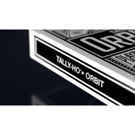 Murphy's Magic Supplies, Inc. Orbit Tally Ho Circle Back (Black) Playing Cards