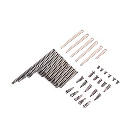 Alnicov 1 Set Alto Sax Saxophone Repair Parts Screws + Saxophone Springs Kit DIY Tools for Flute Clarinet Saxophone Silver