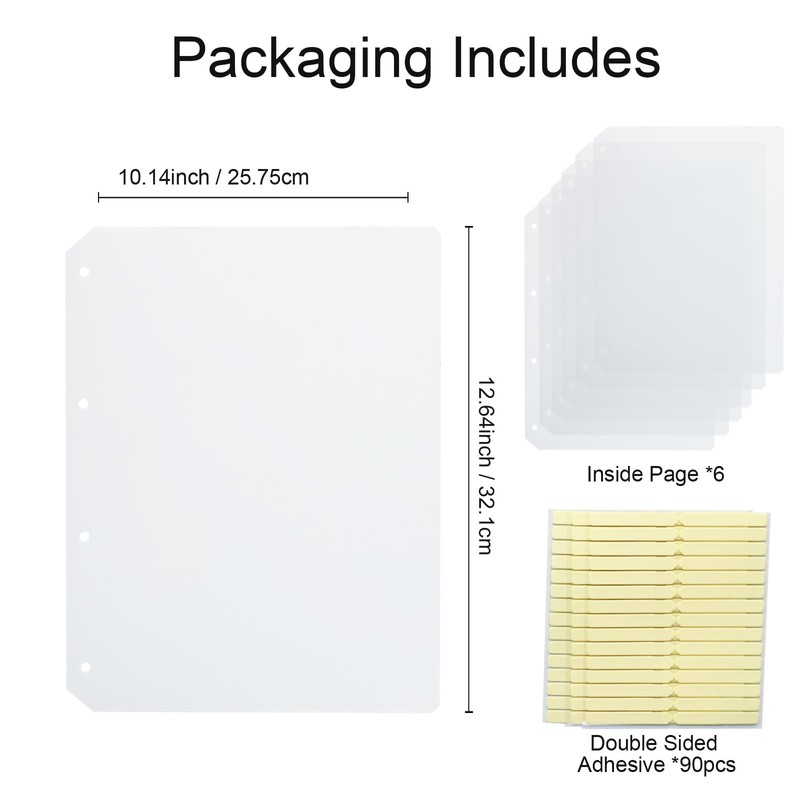 Yazikisa Large Press on Nail Organizer Book Insert Pages 6