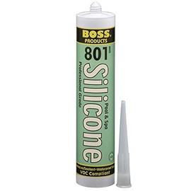 Accumetric BOSS 801 Pool and Spa Neutral Cure Silicone Adhesive, 10.3 oz Cartridge, White