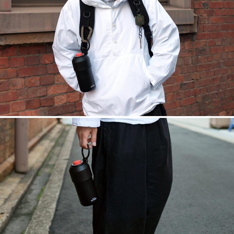 Post General Double Wall Plastic Bottle Holder (Steel Gray)