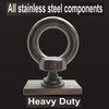 Pmsanzay 4 Pack Heavy Duty Eye Bolt, Stainless Steel -