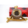 Intense Oud Bamboo Trangle Arabic Script Incense Bakhoor Burner -