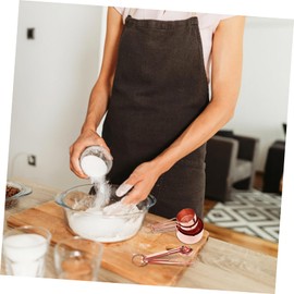 CIYODO Measuring Cup with Spoons Stirring Rod for Accurate Cooking and Baking Kitchen Tool for Liquids Flour and Seasonings Convenient Storage Design Rose Gold