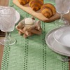 MLMW Boho Sage Green Table Runner 60 inches Short Coffee