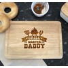 Grill Master Daddy BBQ Rectangle Chopping Board Fathers Day Gift