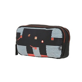 Chenson Lapicera Negro Mario Bros 1818 Sublimado Doble Compartimento con Cierre