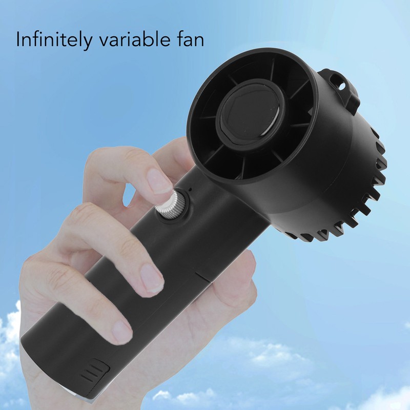 Adjustable Turbo Mini Fan 4400mAh Dust Blowing Adjustable Rechargeable Handheld