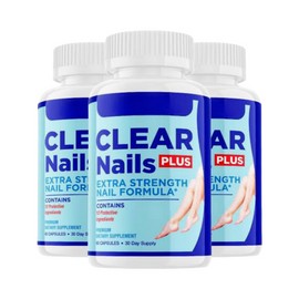 3-Pack Clear Nails Plus Probiotics for Healthy Nails Supplement- 180 Capsules