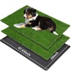 LOOBANI Dog Grass Pad with Tray Large, Indoor Dog Potties
