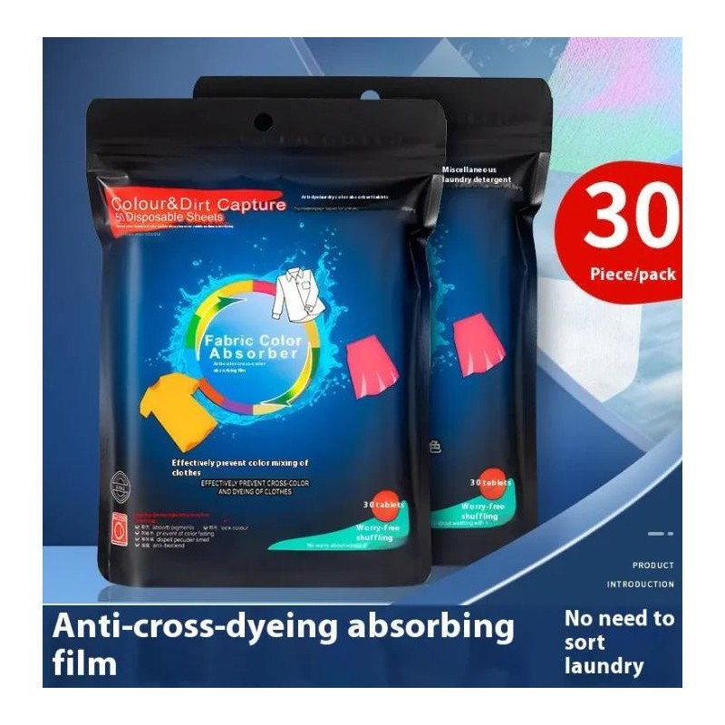 Anti Cross Dyeing Washing Machine - Size: 50 Piecesbox 11X14