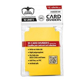 Ultimate Guard Card Dividers (Standard, Yellow) by Ultimate Guard