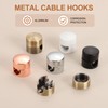 PATIKIL Metal Swag Hooks, 6 Pack Aluminum Modern Ceiling Hook
