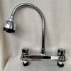 Kitchen Sink Faucet Professional Modern Simple Style Cold Hot Dual